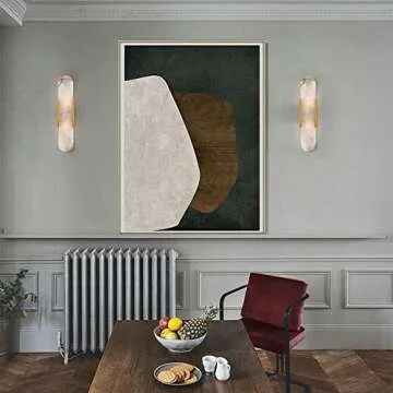 Jadssox Modern Wall Sconce - Stylish Marble Wall Lamp