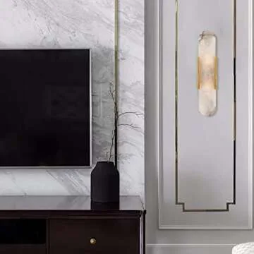 Jadssox Modern Wall Sconce - Stylish Marble Wall Lamp