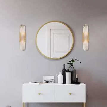 Jadssox Modern Wall Sconce - Stylish Marble Wall Lamp