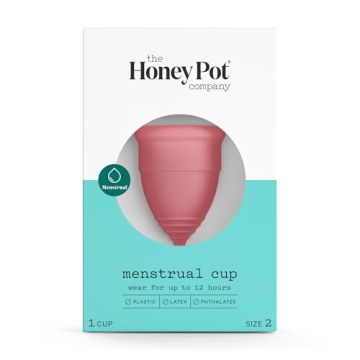 The Honey Pot Company - Menstrual Cup - 12 Hour Reusable Protection for Periods - Natural Feminine H...