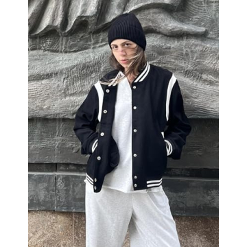 Zeagoo Women's Lightweight Bomber Jacket - Fashion & Comfort