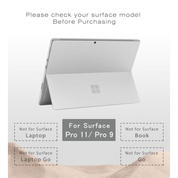 Ultra Thin Protective Tablet Cover Skin Decal Sticker for Microsoft New Surface Pro 11 (2024 Release...