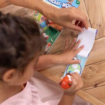 Melissa & Doug Sticker Wow!™ Fox Bundle: 24-Page Activity Pad, Sticker Stamper, 500 Stickers, Arts and Crafts Fidget Toy Collectible Character