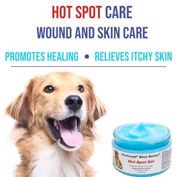 Forticept Blue Butter – Hot Spot Treatment for Dogs | Dog Wound Care | Skin Yeast Infections, Ring...