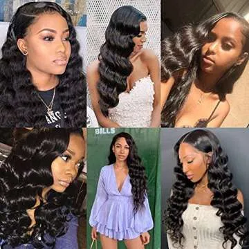 30 Inch HD Lace Front Loose Deep Wave Human Hair Wig