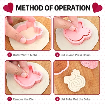 18-Piece Valentine Cookie Cutters for Creative Baking