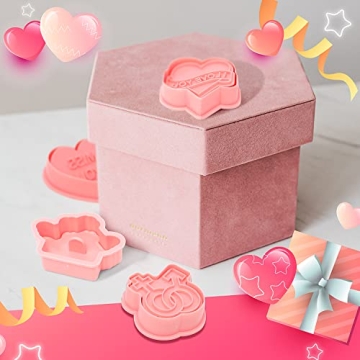 18-Piece Valentine Cookie Cutters for Creative Baking