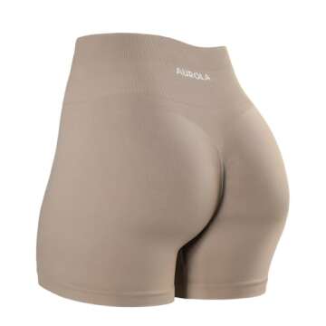 AUROLA Dream Collection Women Workout Shorts High Waist Gym Shorts, Scrunch Butt Seamless Athletic S...