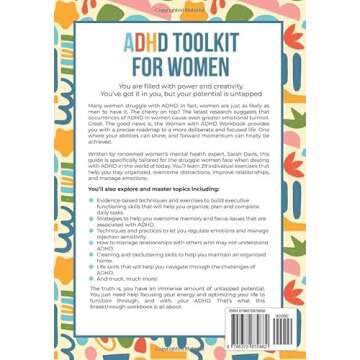 ADHD Toolkit for Women: (2 books in 1) Workbook & Guide to Overcome ADHD Challenges and Win at Life ...