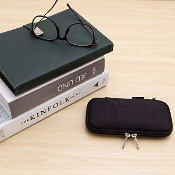 iDream365 Hard Protective EVA Carrying Case/Pouch/Holder for Executive Fountain Pen,Ballpoint Pen,Active Stylus Pen-Black