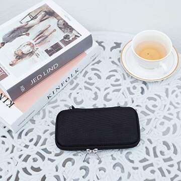 iDream365 Hard Protective EVA Carrying Case/Pouch/Holder for Executive Fountain Pen,Ballpoint Pen,Active Stylus Pen-Black