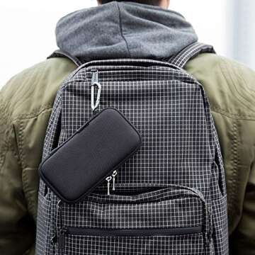 iDream365 Hard Protective EVA Carrying Case/Pouch/Holder for Executive Fountain Pen,Ballpoint Pen,Active Stylus Pen-Black