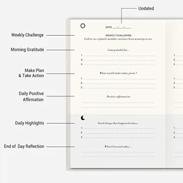 Gratitude Journal for Mindfulness and Positivity