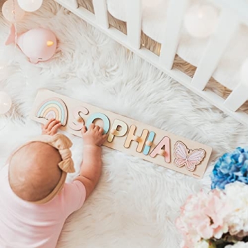 Personalized Wooden Name Puzzle for Kids - Custom Gifts