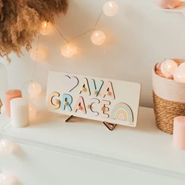 Personalized Wooden Name Puzzle for Kids - Custom Gifts