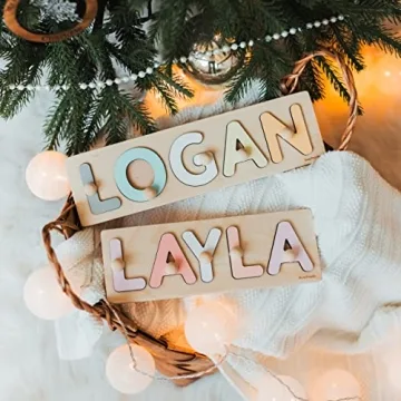 Personalized Wooden Name Puzzle for Kids - Custom Gifts