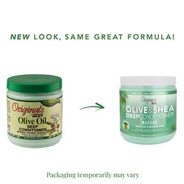 Originals by Africa's Best Olive Oil Deep Conditioner Treatment, For Weak Damaged Hair, Provides Con...