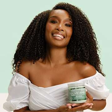Originals by Africa's Best Olive Oil Deep Conditioner Treatment, For Weak Damaged Hair, Provides Conditioning & Moisturizing For All Hair Types, 15 oz