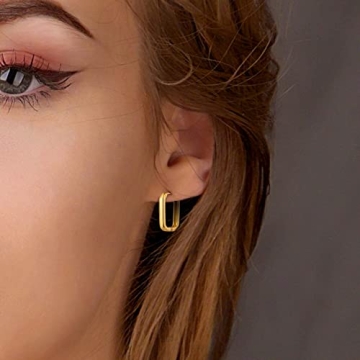 ALLHOLA Gold Hoop Earrings Set for Women - Stylish and Hypoallergenic