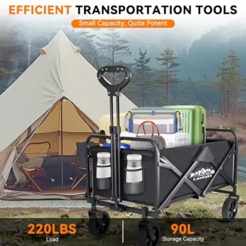 Heavy Duty Collapsible Wagon for Outdoor Transport