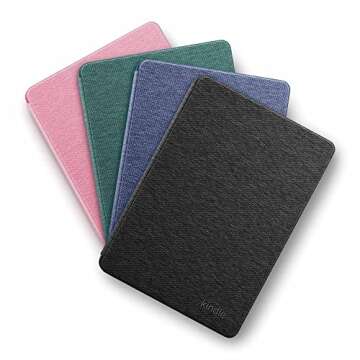 Amazon Kindle Case, Thin and Lightweight, Foldable Protective Cover - Fabric