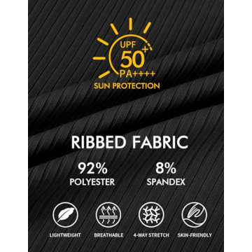 Charmo Womens One Piece Swimsuits Full Coverage Racerback Bathing Suit Wide Strap Modest Swimwear Black