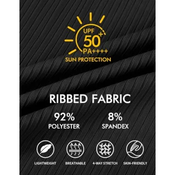 Charmo Womens One Piece Swimsuits Full Coverage Racerback Bathing Suit Wide Strap Modest Swimwear Black