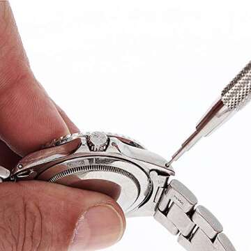 Bergeon Watch Spring Bar Tool 6767 Professional Watchmaker Tool Length 145mm Mandrel 0.8mm, Style.4, Schaufel: 1,2 mm