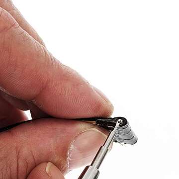 Bergeon Watch Spring Bar Tool 6767 Professional Watchmaker Tool Length 145mm Mandrel 0.8mm, Style.4, Schaufel: 1,2 mm