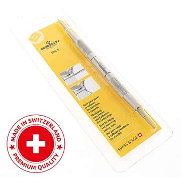 Bergeon Watch Spring Bar Tool 6767 Professional Watchmaker Tool Length 145mm Mandrel 0.8mm, Style.4, Schaufel: 1,2 mm