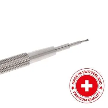 Bergeon Watch Spring Bar Tool 6767 Professional Watchmaker Tool Length 145mm Mandrel 0.8mm, Style.4, Schaufel: 1,2 mm