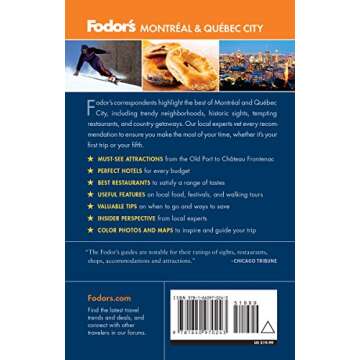 Fodor's Montreal and Quebec City (Full-color Travel Guide)