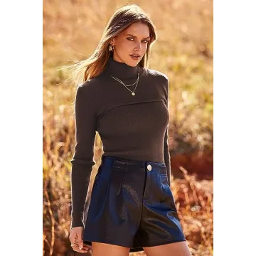 PRETTYGARDEN Women's Fall Turtleneck Sweater Soft Stylish Warm