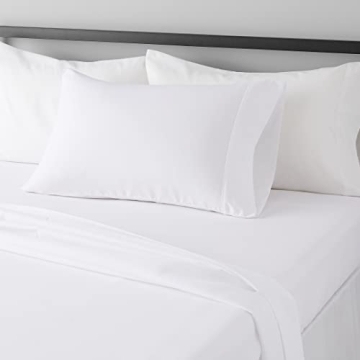 Amazon Basics Soft Easy Care Microfiber 3-Piece Bed Sheet Set