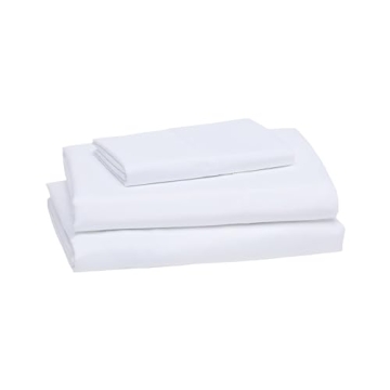Amazon Basics Soft Easy Care Microfiber 3-Piece Bed Sheet Set