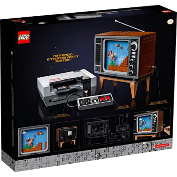 LEGO Super Mario Nintendo Entertainment System 71374 Gameplay Building Set, Model Kits for Adults to Build, DIY Creative Activity, Collectible Gift Idea