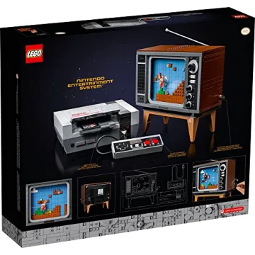 LEGO Super Mario Nintendo Entertainment System 71374 Gameplay Building Set, Model Kits for Adults to Build, DIY Creative Activity, Collectible Gift Idea
