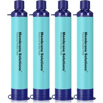 Straw Water Filter for Camping & Emergency Preparedness