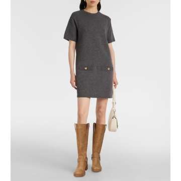 XBKXMK Women's Knee High Riding Boots Round Toe Block Heel Fashion Motorcycle Booties Side Zipper Wide Calf Biker Riding Boots with Studs Camel