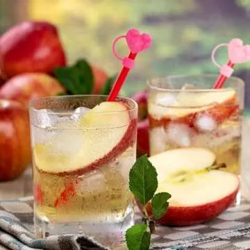 Whaline Heart Shaped Straw Covers for Tumbler - 4 Pcs