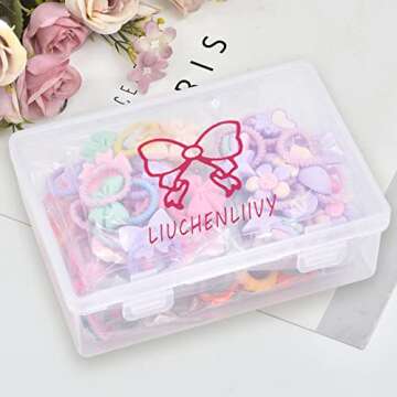 100Pcs Cute Small Baby Hair Ties - Colorful Hair Accessories Ponytail Holders Elastic Hair Rubber Bands Hair Accessories For Baby Girls Toddler Girl