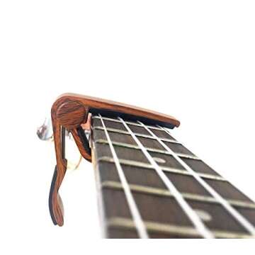 WINGO Pro Ukulele Capo for Soprano Concert Baritone,Rosewood.