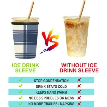 Reusable Iced Coffee Sleeve - Eco-Friendly and Stylish