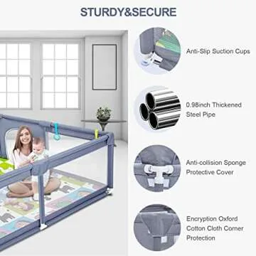 Breathable Safety Playpen for Babies & Toddlers