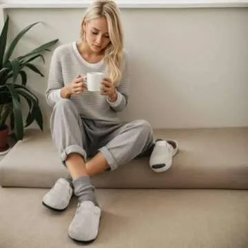 Stylish Clogs for Women Soft Leather Antislip Mules