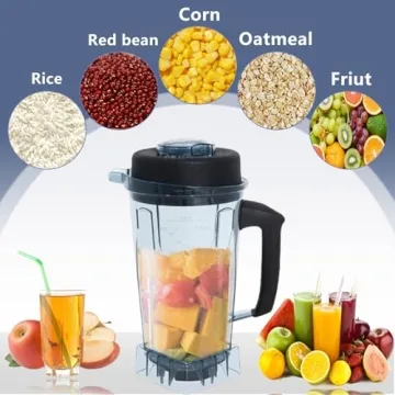 Durable 64 OZ Vitamixx Blender Pitcher with Tamper Tool