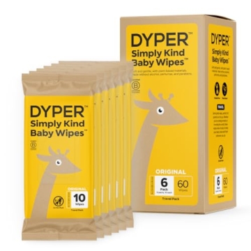 DYPER Baby Wipes - Eco-Friendly, 99% Water-Based, Hypoallergenic & Fragrance-Free