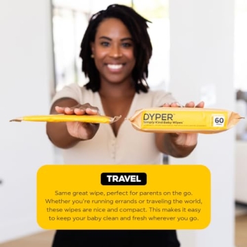 DYPER Baby Wipes | Eco-Friendly Gentle Cleansing Wipes | 100% Plant-Based