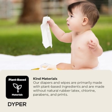 DYPER Baby Wipes | Eco-Friendly Gentle Cleansing Wipes | 100% Plant-Based