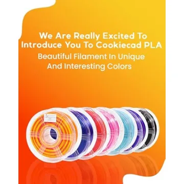 COOKIECAD Sunrise Multicolor PLA Filament for 3D Printing